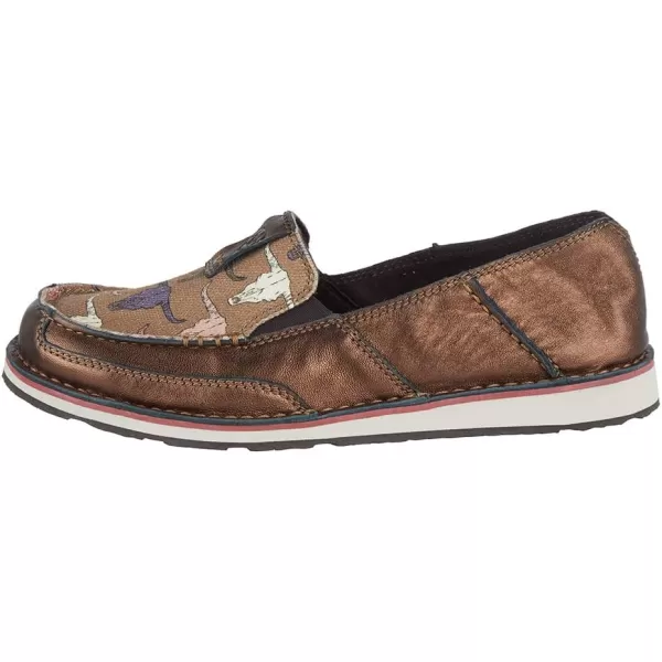 imageARIAT Womens Cruiser Boat ShoeMetallic Bronze