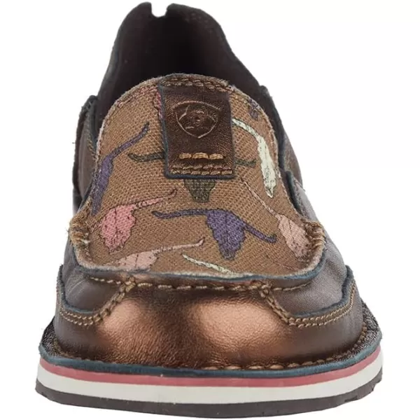 imageARIAT Womens Cruiser Boat ShoeMetallic Bronze