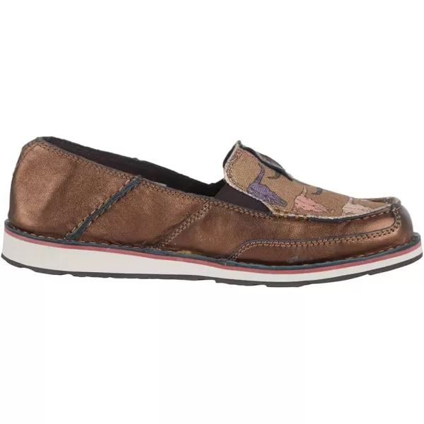 imageARIAT Womens Cruiser Boat ShoeMetallic Bronze