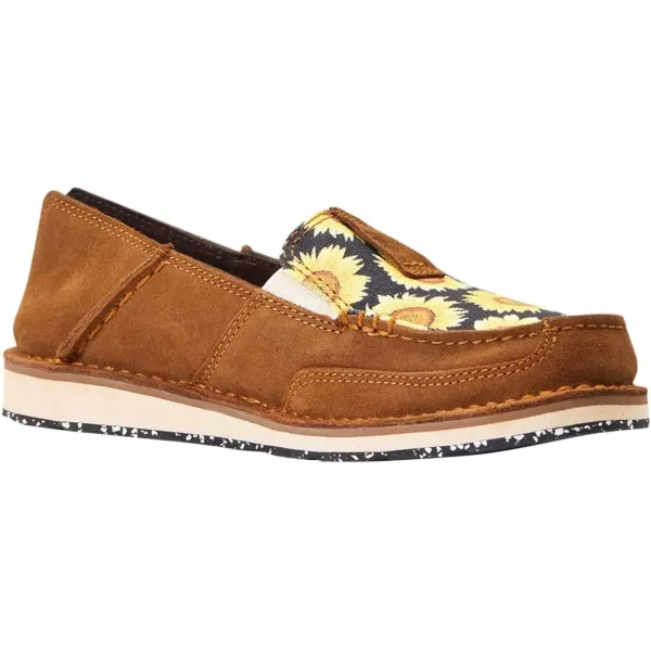 imageARIAT Womens Cruiser Boat ShoePeanutField of Sun