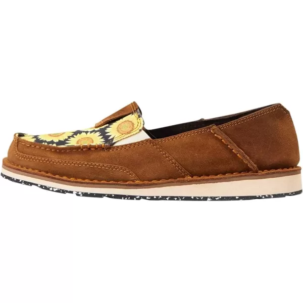 imageARIAT Womens Cruiser Boat ShoePeanutField of Sun