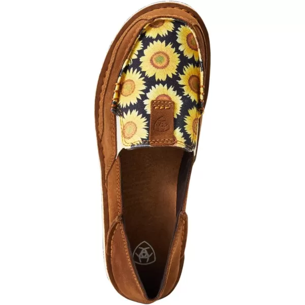 imageARIAT Womens Cruiser Boat ShoePeanutField of Sun