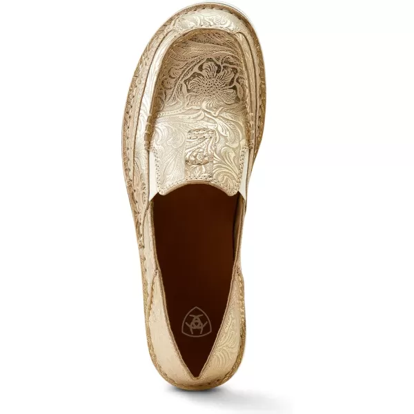 imageARIAT Womens Cruiser Boat ShoePearl Floral Emboss