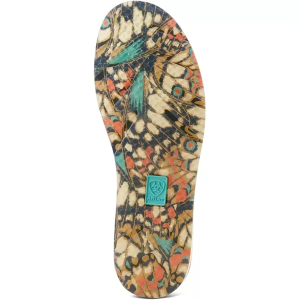imageARIAT Womens Cruiser Boat ShoePearl Floral Emboss