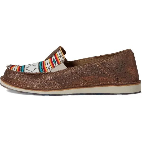 imageARIAT Womens Cruiser Boat ShoeRose GoldArrow Print