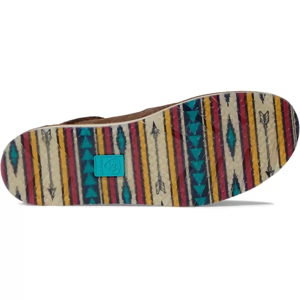 imageARIAT Womens Cruiser Boat ShoeRose GoldArrow Print