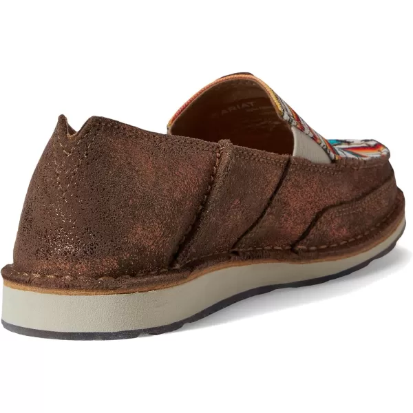 imageARIAT Womens Cruiser Boat ShoeRose GoldArrow Print