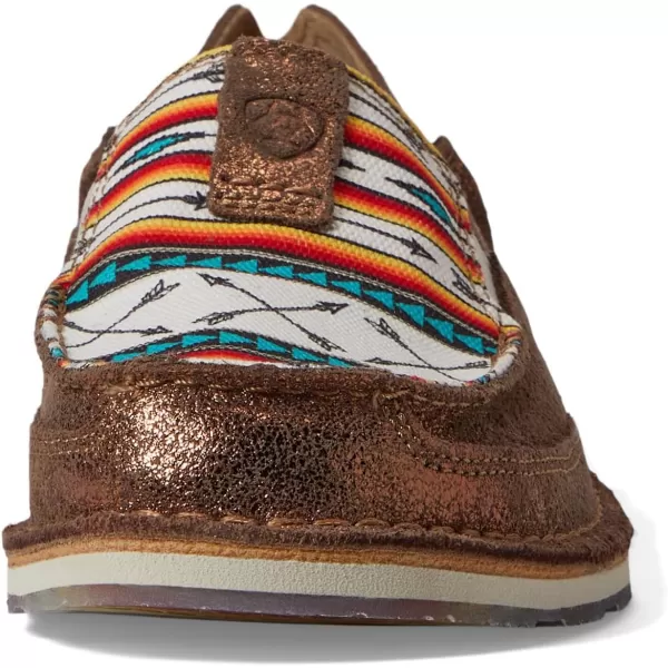 imageARIAT Womens Cruiser Boat ShoeRose GoldArrow Print