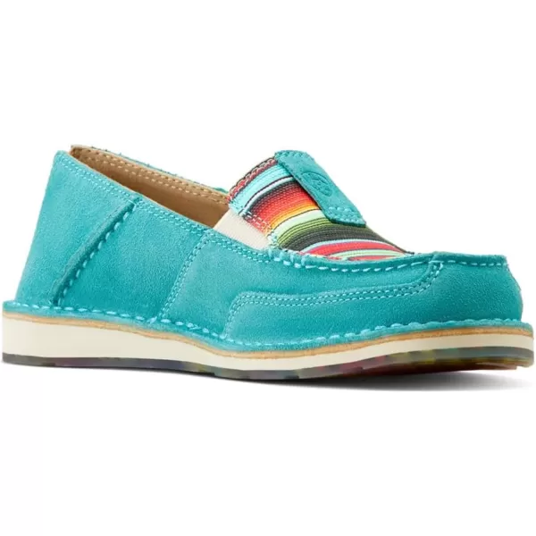 imageARIAT Womens Cruiser Boat ShoeStriking SerapeTeal Suede