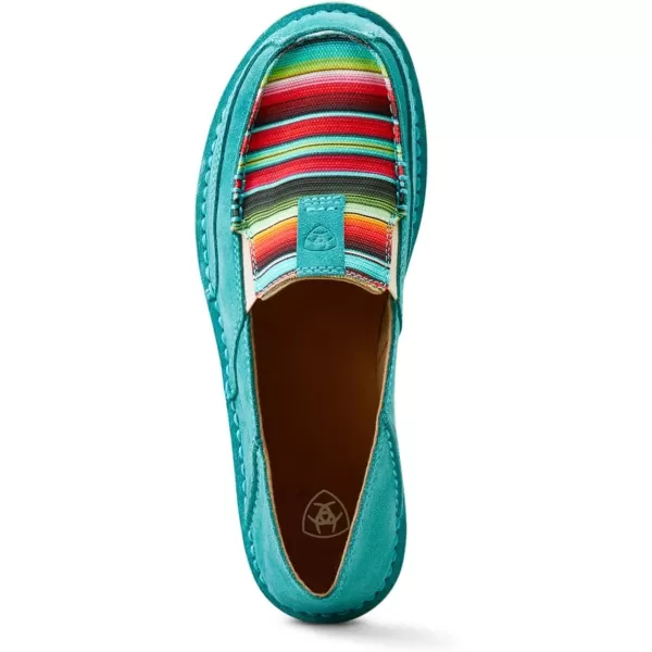 imageARIAT Womens Cruiser Boat ShoeStriking SerapeTeal Suede