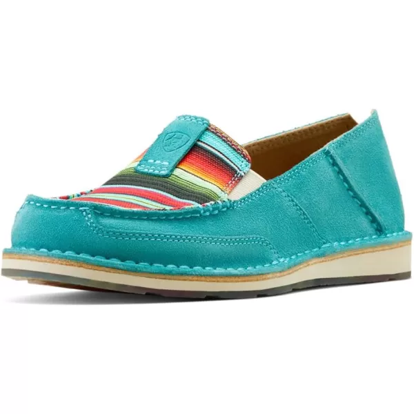 imageARIAT Womens Cruiser Boat ShoeStriking SerapeTeal Suede