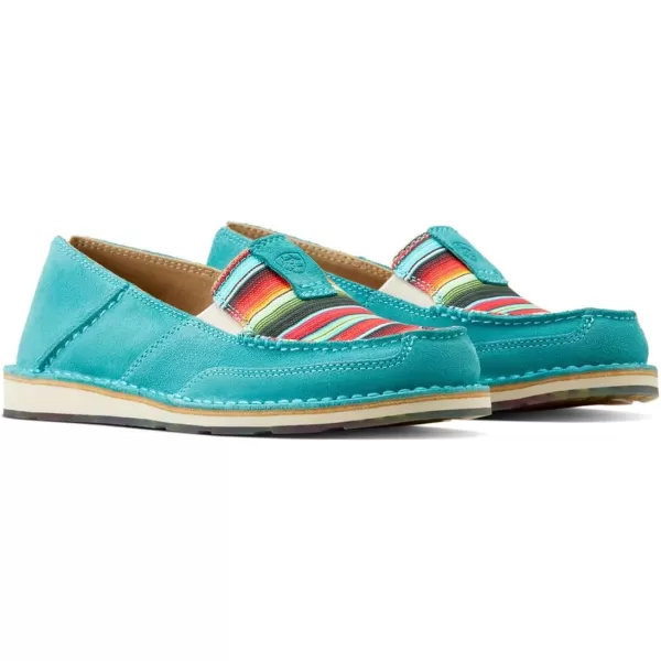 imageARIAT Womens Cruiser Boat ShoeStriking SerapeTeal Suede