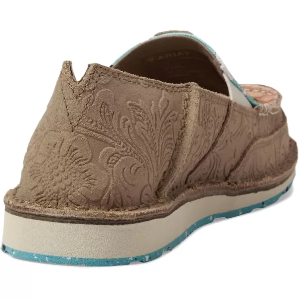 imageARIAT Womens Cruiser Boat ShoeTan Suede Emboss
