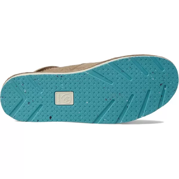 imageARIAT Womens Cruiser Boat ShoeTan Suede Emboss