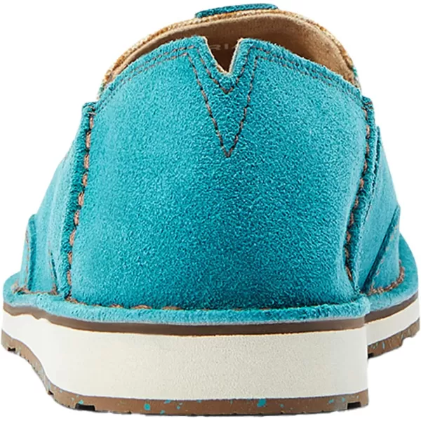 imageARIAT Womens Cruiser Boat ShoeTeal SuedeTurq Serape