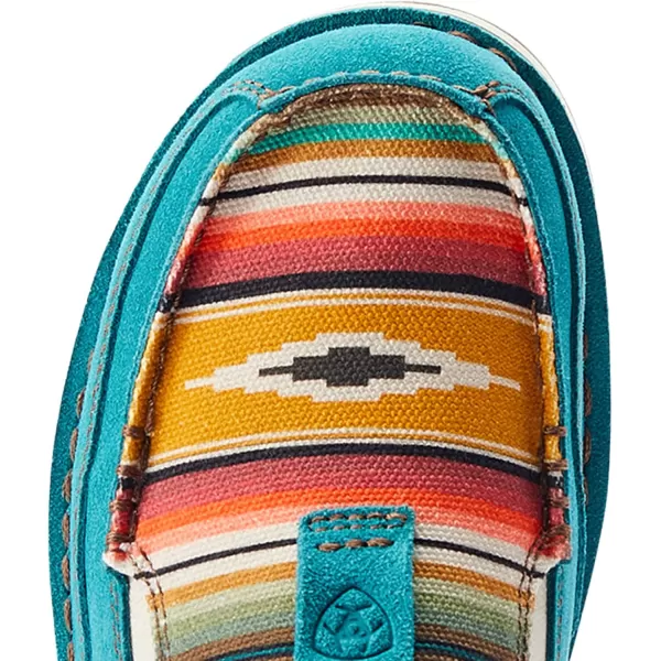 imageARIAT Womens Cruiser Boat ShoeTeal SuedeTurq Serape