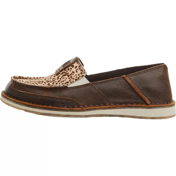 imageARIAT Womens Cruiser Boat ShoeVintage BomberCheetah Hair on