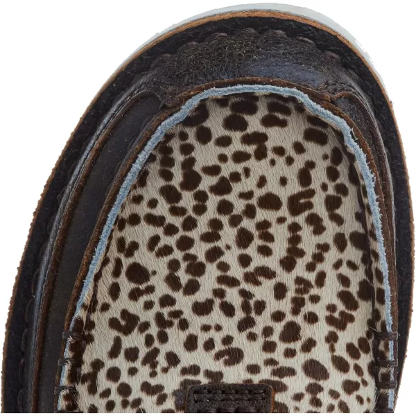 imageARIAT Womens Cruiser Boat ShoeVintage BomberCheetah Hair on