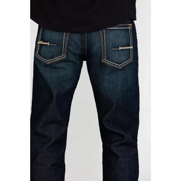 imageAriat Mens Rebar M4 Relaxed DuraStretch Basic Boot Cut JeanCobalt