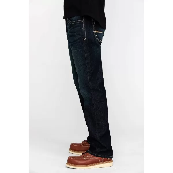 imageAriat Mens Rebar M4 Relaxed DuraStretch Basic Boot Cut JeanCobalt