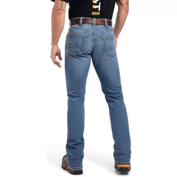 imageAriat Mens Rebar M4 Relaxed DuraStretch Basic Boot Cut JeanVentura