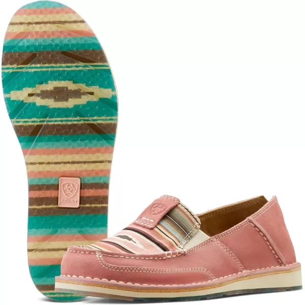 imageARIAT Womens Cruiser Boat ShoeBaby Pink SerapeAzalea Suede