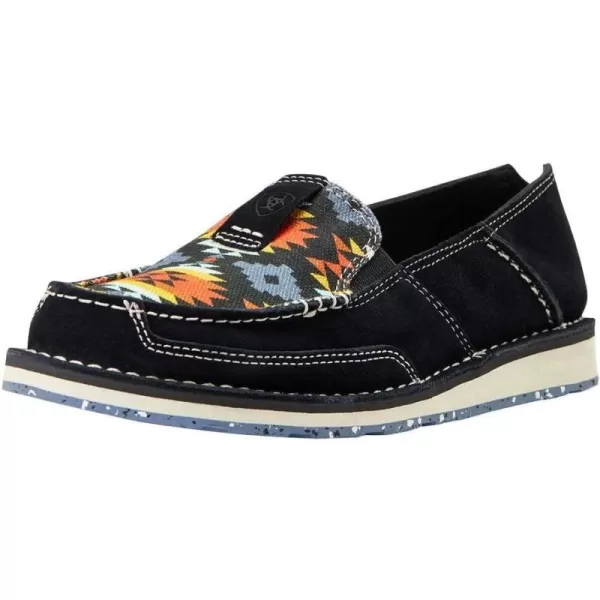imageARIAT Womens Cruiser Boat ShoeBlack SuedeDeepest Aztec