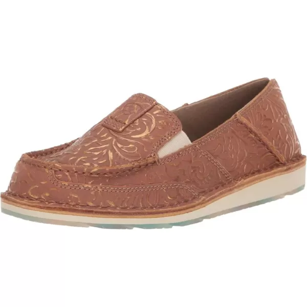 imageARIAT Womens Cruiser Boat ShoeBronze Blanket Emboss
