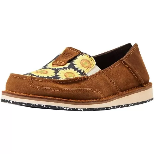 imageARIAT Womens Cruiser Boat ShoeChocolate ChipWine Not