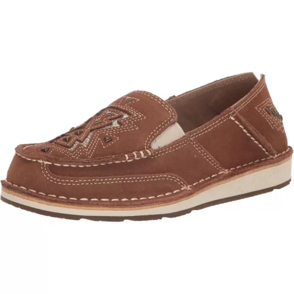 imageARIAT Womens Cruiser Boat ShoeGinger SuedeLight Gold Glitter