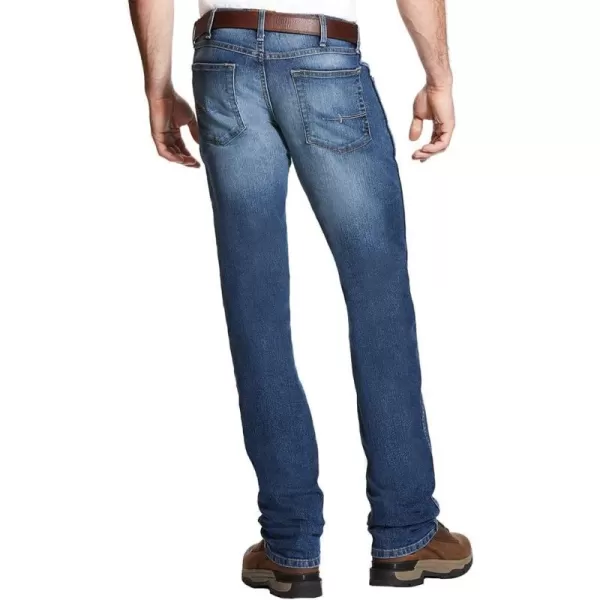 imageAriat Mens Rebar M4 Relaxed DuraStretch Basic Boot Cut JeanBlue Haze