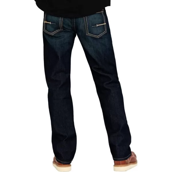 imageAriat Mens Rebar M4 Relaxed DuraStretch Basic Boot Cut JeanCobalt