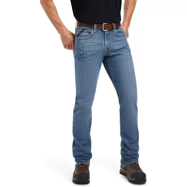 imageAriat Mens Rebar M4 Relaxed DuraStretch Basic Boot Cut JeanVentura