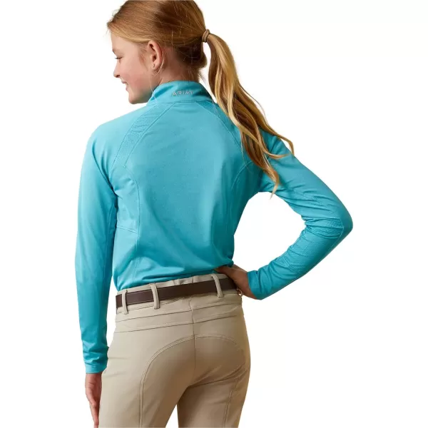 imageARIAT Boys Sunstopper 20 14 Zip BaselayerMaui Blue
