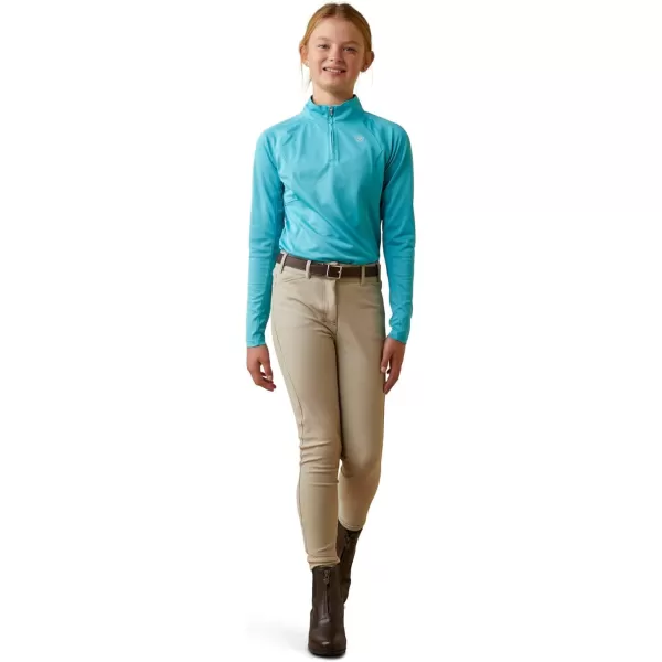 imageARIAT Boys Sunstopper 20 14 Zip BaselayerMaui Blue