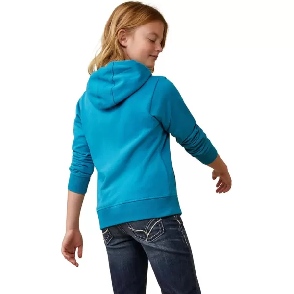 imageARIAT Kids 3d Logo 20 HoodieMosaic Blue