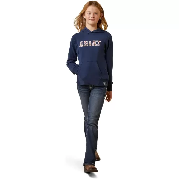 imageARIAT Kids 3d Logo 20 HoodieNavyRed