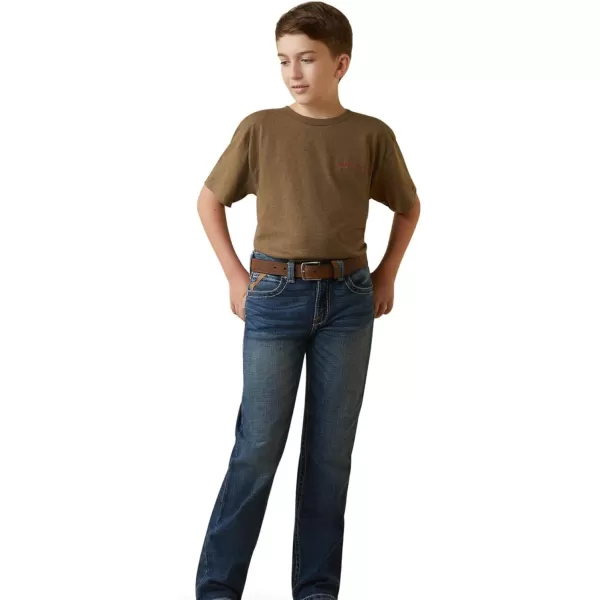 imageARIAT Mocha Heather Farm Truck Kids TShirt 10044751