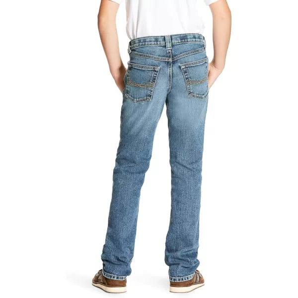 imageAriat Boys B5 Slim Stretch Legacy Stackable Straight Leg JeanDurham