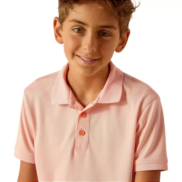 imageAriat Boys Tek PoloApricot Blush