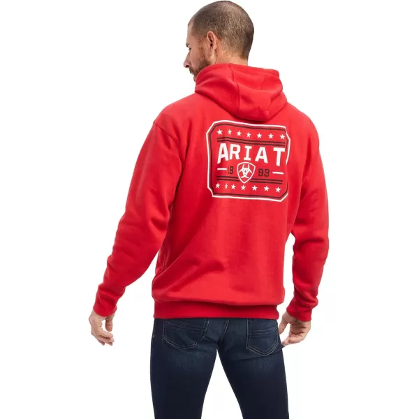 imageAriat Mens Hooded Sweatshirt93 Liberty Red