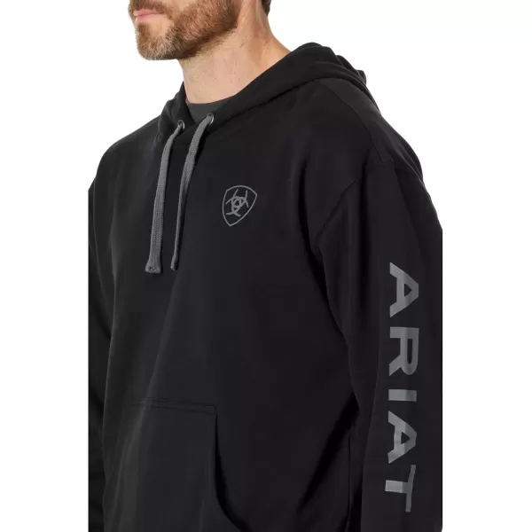 imageAriat Mens Hooded SweatshirtAriat Logo Black