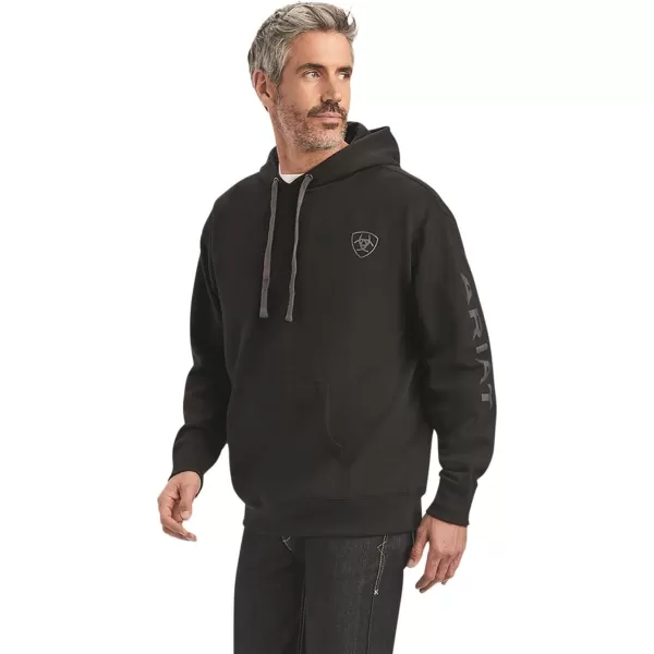 imageAriat Mens Hooded SweatshirtAriat Logo Chestnut