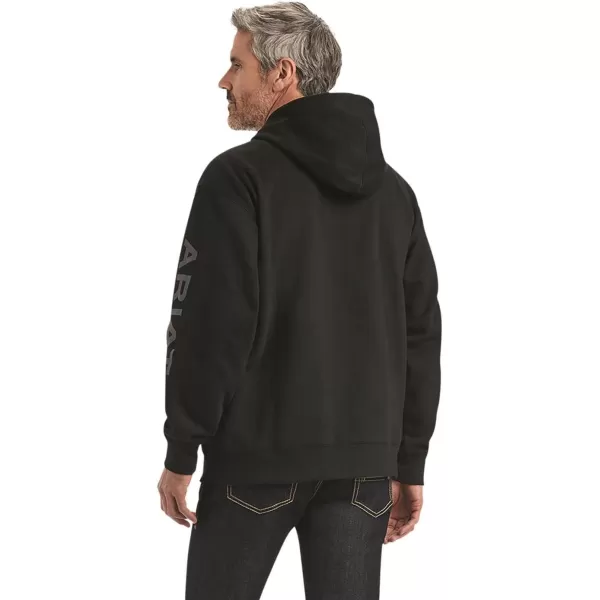 imageAriat Mens Hooded SweatshirtAriat Logo Chestnut