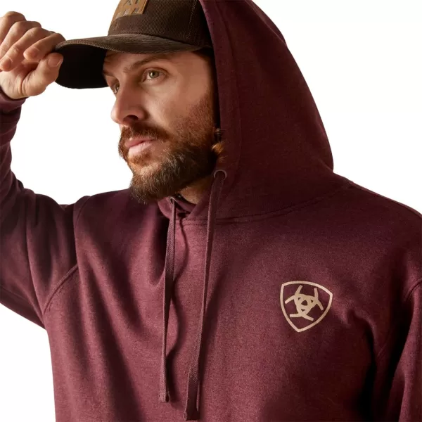 imageAriat Mens Hooded SweatshirtArrowhead Berry Bark Heather