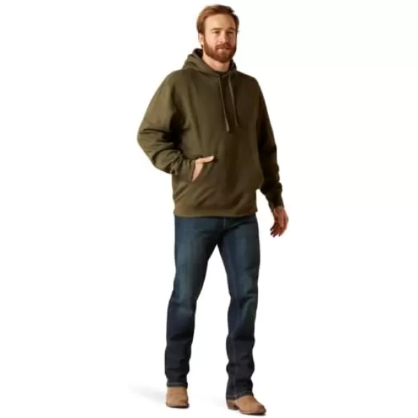 imageAriat Mens Hooded SweatshirtFaded Brine Olive Heather