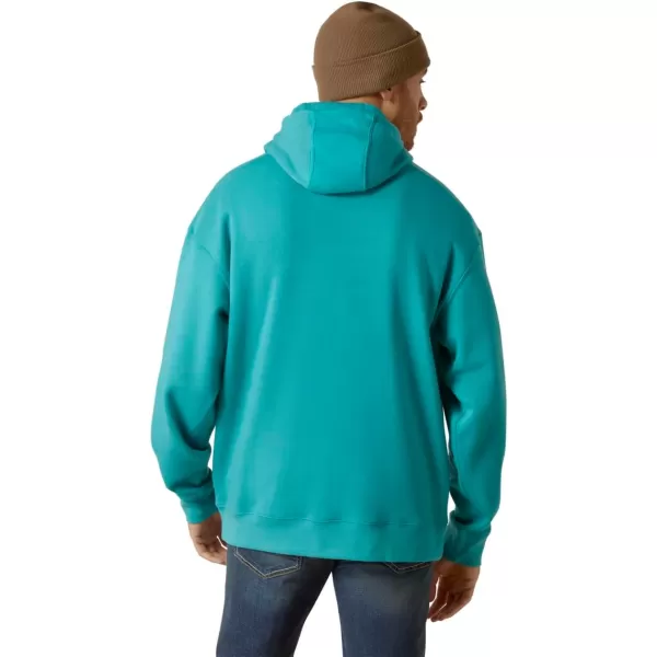 imageAriat Mens Hooded SweatshirtIn Motion Tile Blue
