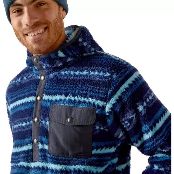imageAriat Mens Hooded SweatshirtPolar Bear Fleece Blue Depths Serape