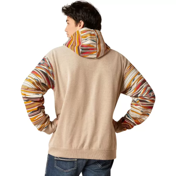 imageAriat Mens Hooded SweatshirtPrinted Chimayo Beige