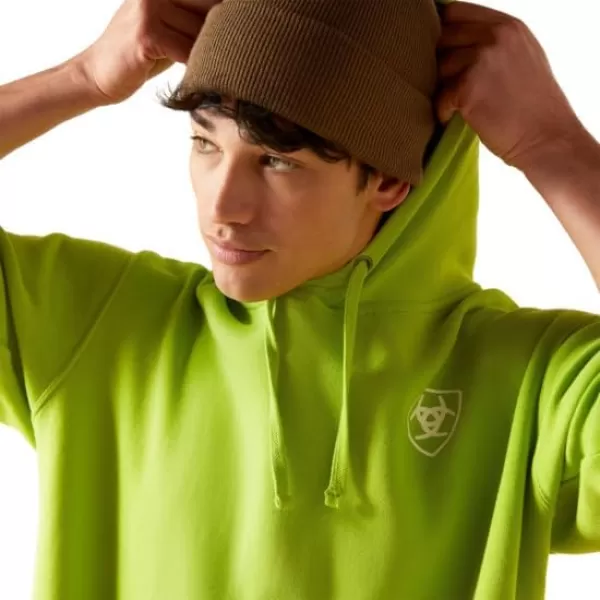 imageAriat Mens Hooded SweatshirtRoundabout Macaw Green